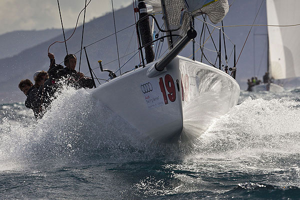 Loano, 12/04/12. Atlantica 19, during the Audi Sailing Series Melges 32 Practice Race. Photo copyright Stefano Gattini for Studio Borlenghi and BPSE.