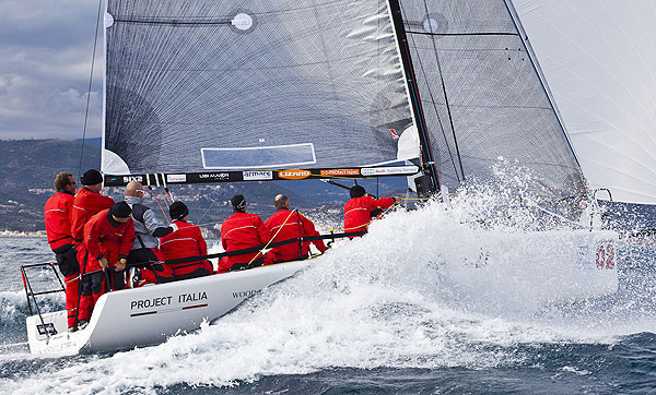 Loano, 12/04/12. Fantastica, during the Audi Sailing Series Melges 32 Practice Race. Photo copyright Stefano Gattini for Studio Borlenghi and BPSE.