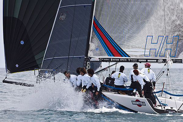 Loano, 13/04/12. Brontolo, during the Audi Sailing Series Melges 32 Day 1. Photo copyright Stefano Gattini for Studio Borlenghi and BPSE.