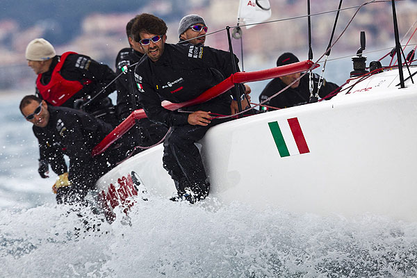 Loano, 13/04/12. Audi Sailing Series Melges 32 Day 1. Photo copyright Stefano Gattini for Studio Borlenghi and BPSE.