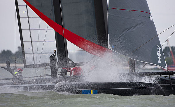 Venezia (Venice Italy), 13/05/12. Artemis Racing, during the America's Cup World Series in Venice. Photo copyright Carlo Borlenghi and Luna Rossa.