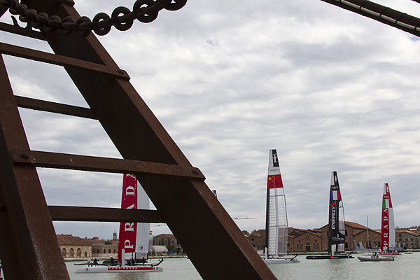 Venezia (Venice Italy), 13/05/12. Dockside, during the America's Cup World Series in Venice. Photo copyright Carlo Borlenghi and Luna Rossa.