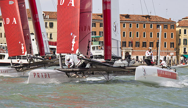 Venezia (Venice Italy), 13/05/12. Luna Rossa - Piranha, during the America's Cup World Series in Venice. Photo copyright Carlo Borlenghi and Luna Rossa.