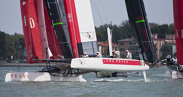 Venezia (Venice Italy), 18/05/12. Luna Rossa - Swordfish, during the America's Cup World Series in Venice. Photo copyright Carlo Borlenghi and Luna Rossa.
