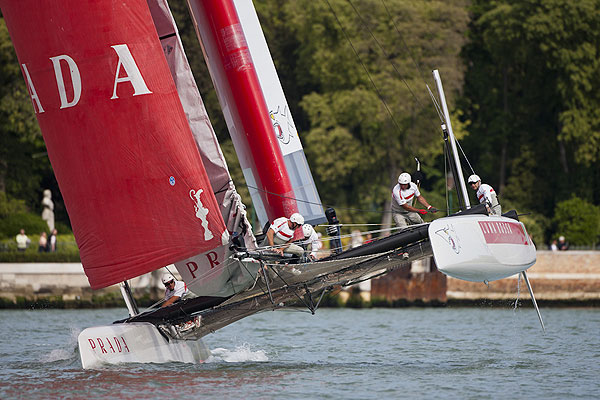 Venezia (Venice Italy), 18/05/12. Luna Rossa - Swordfish, during the America's Cup World Series in Venice. Photo copyright Carlo Borlenghi and Luna Rossa.
