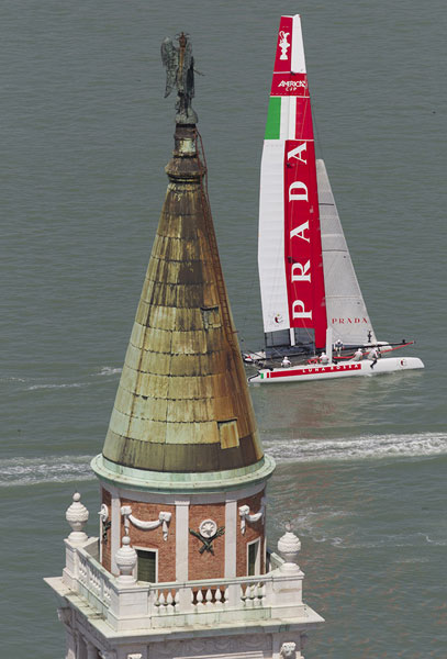 Venezia (Venice Italy), 19/05/12. Luna Rossa - Piranha, during the America's Cup World Series in Venice. Photo copyright Carlo Borlenghi and Luna Rossa.