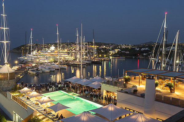 Welcome Cocktail at the YCCS Clubhouse, during the Rolex Swan Cup 2012. Photo copyright, Rolex and Carlo Borlenghi.