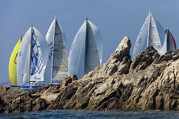 Swan Fleet, during the Rolex Swan Cup 2012. Photo copyright, Rolex and Carlo Borlenghi.