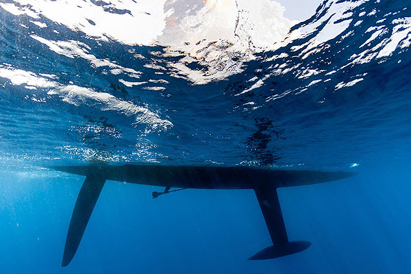 Underwater shot during the Rolex Swan Cup 2012. Photo copyright, Rolex and Carlo Borlenghi.