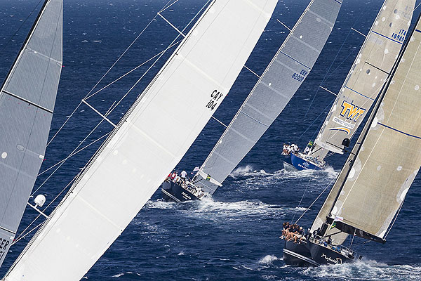 Swan Fleet, during the Rolex Swan Cup 2012. Photo copyright, Rolex and Carlo Borlenghi.