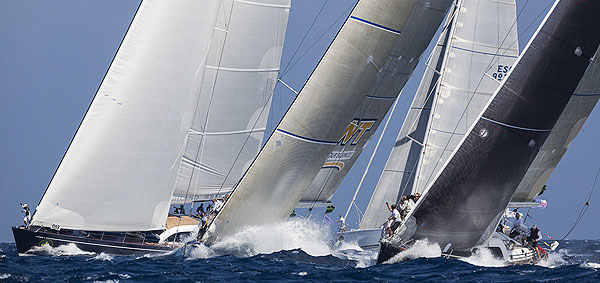 Swan Fleet, during the Rolex Swan Cup 2012. Photo copyright, Rolex and Carlo Borlenghi.