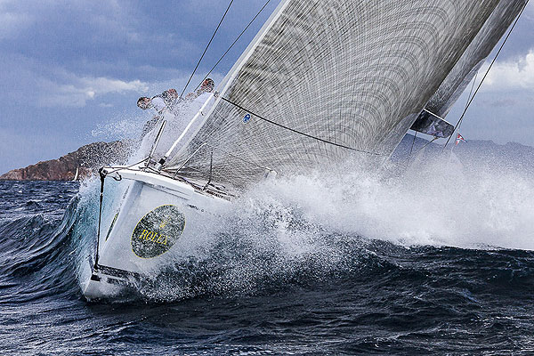 Peter Lerbrandt's Vertical Smile, during the Rolex Swan Cup 2012. Photo copyright, Rolex and Carlo Borlenghi.