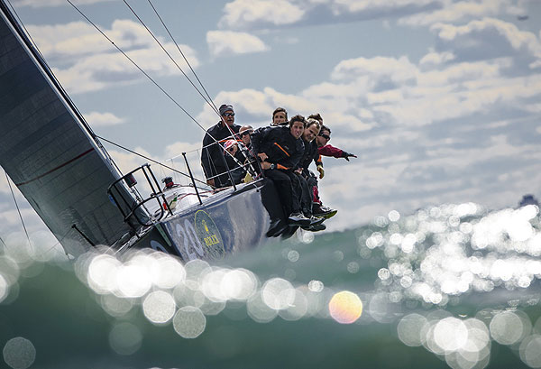 Wolfgang Schaefer's Struntje Light (GER 40) with tactician Peter Holmberg from Lueneburg, Germany. Photo copyright Kurt Arrigo for Rolex.