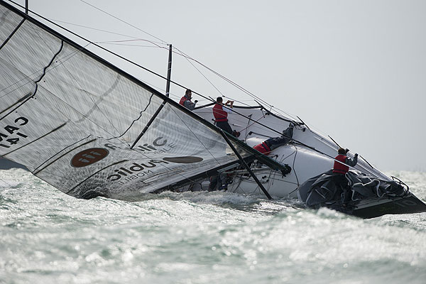 Alek Krstajic's Honour (CAN 141) with tactician Eric Doyle from Toronto, Canada. Photo copyright Kurt Arrigo for Rolex.