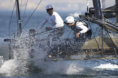 ORACLE Racing at the America's Cup World Series, Cascais, Portugal, August 6-14, 2011. Photo copyright Morris Adant.